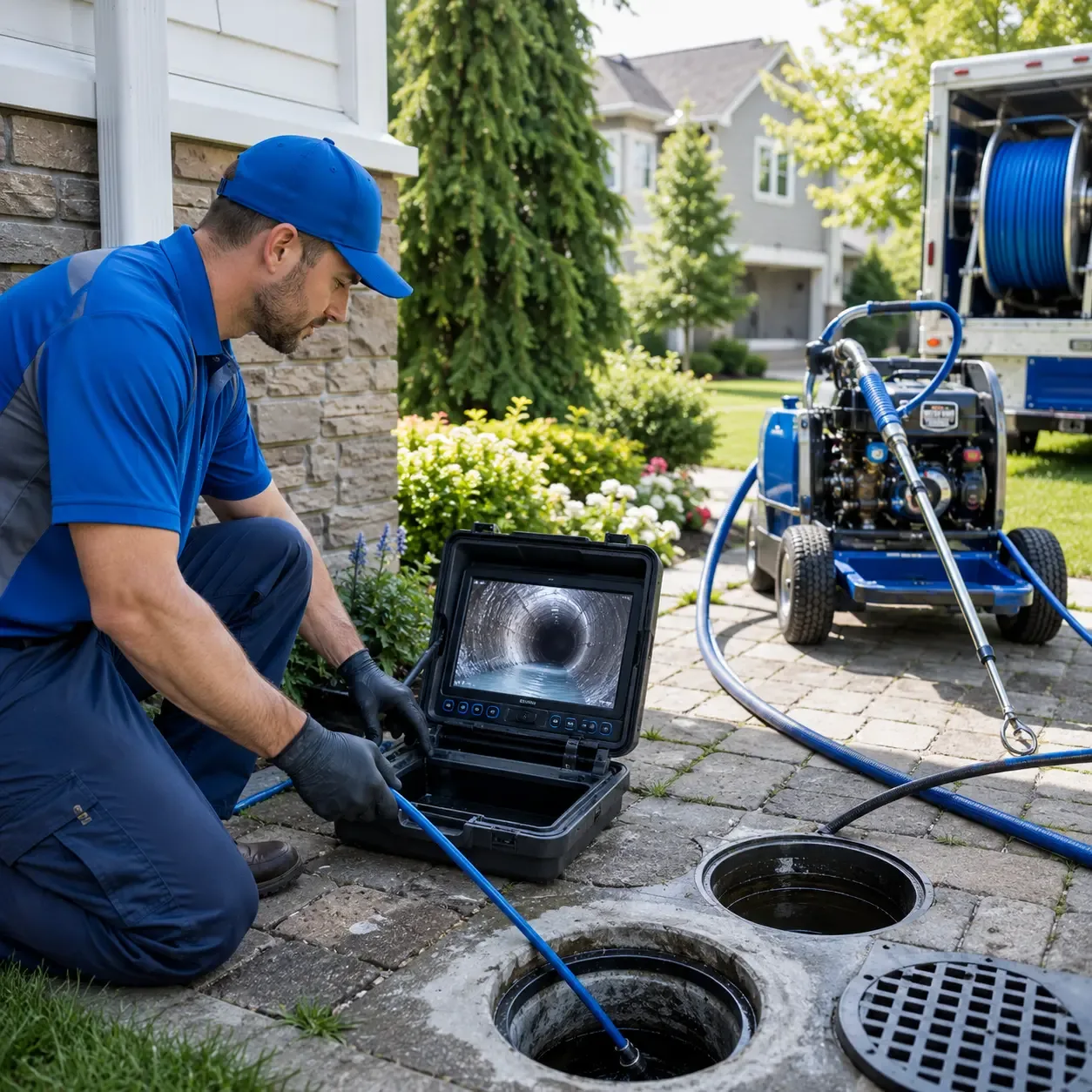 Outdoor drain cleaning professionals serving Camden, NC